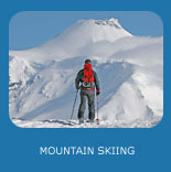 Mountain skiing